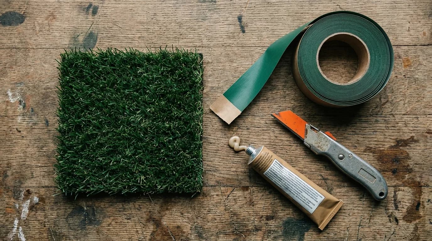 How to Repair Burns, Rips, and Damage in Artificial Turf